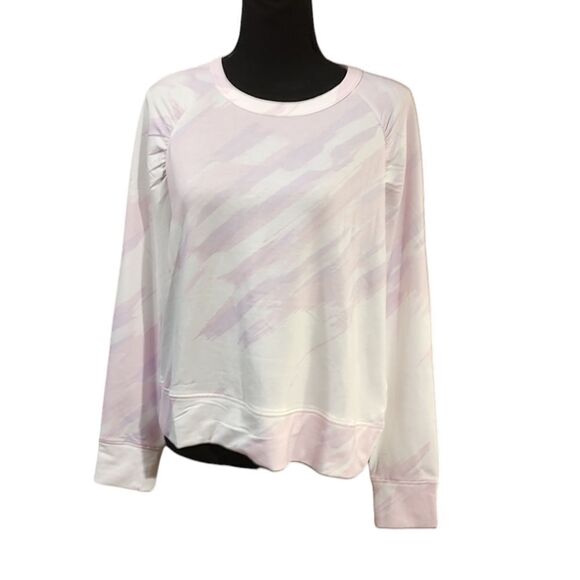 UniPro Long Sleeve Pink Tie Dye Workout Top Medium - Picture 1 of 5